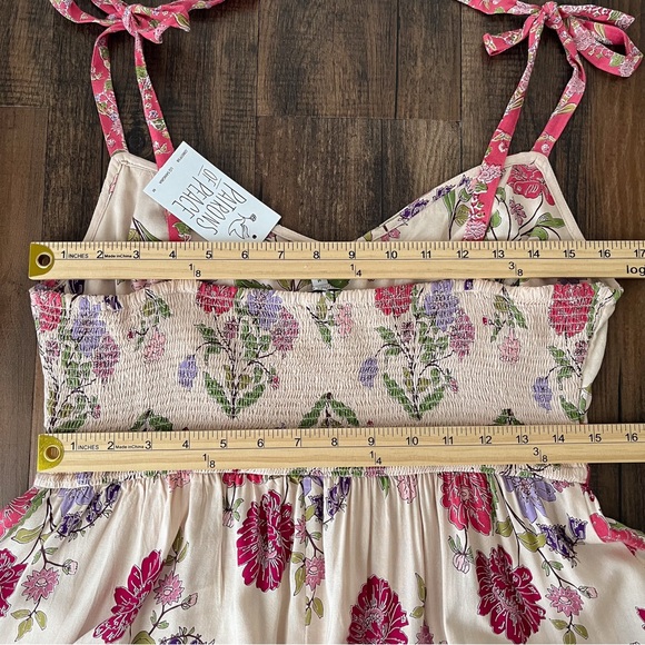 Patrons of Peace Floral Maxi Midi Dress Pockets Cottagecore Boho Size Medium - Picture 10 of 13